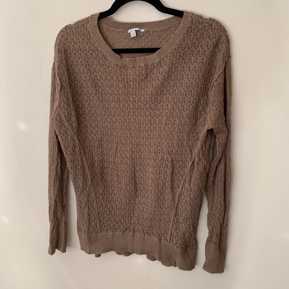 Crochet Knit Lightweight Sweater